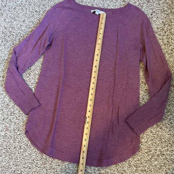 SALE! Loft Fine Knit Tunic Sweater - Picture 2 of 6